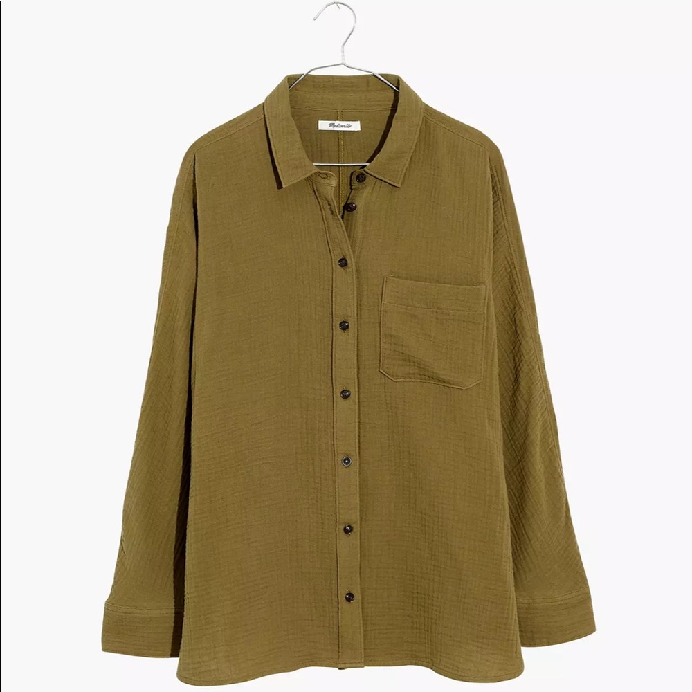 NWT Madewell lightspun painter shirt